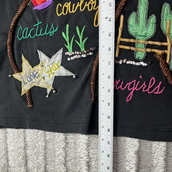 Vintage Conversations Jill Rogers‎ Cowgirl T-shirt - Picture 5 of 7